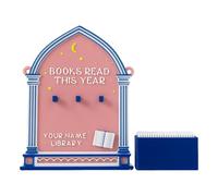 Contador de Libros - Decoración para Estantería Impreso en 3D | Decoración De Habitación Con Registro De Lecturas - Regalo para Hombres Mujeres Niños Lectores Profesores Amantes de la Lectura