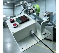 Contador de longitud de cable digital con rueda de medición en pulgadas | Medidor de longitud de cable con alarma para calibres de 250-350 MCM y cables de menos de 20 mm de diámetro.
