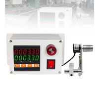 Contador de Longitud de Seis Dígitos con Acoplamiento, 0-999999 para Medir Cables, Sedales de Pesca, Hilos de Seda y Alambres(Coupling)