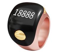 Contador de manos reajustable - Herramienta de conteo de oraciones, contador de clicker de 5 dígitos, contador digital de peticiones Tasbeeh, herramienta electrónica manual para cuentas de oración