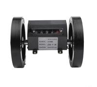 Contador de máquina textil con ruedas giratorias dobles, pantalla LED de 5 dígitos, rango de 0 a 3500 pies, para la serie Z96-F, carcasa de metal y plástico, funcionamiento de -10 °C a 60 °C