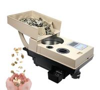 Contador de monedas de 1200 unidades/min,contador y clasificador automático de monedas,para la mayoría de los tipos de monedas, con tolva grande,máquina contadora de monedas con pantalla LCD. CS-200