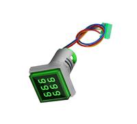 Contador de pantalla digital con orificio de ventilación LED retroiluminado cuadrado contador medidor de respuesta rápida 0-999999