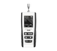 Contador De Partículas PM2.5 Y PM10. Detector Profesional Calidad Polvo For Salas Blancas Clase 1000 Alarma Sonora(6Channel-Printer)