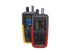 Contador de partículas Polvo del medidor Calidad Aire Puede exportar Datos Pm0.3 PM10 Pm2.5,3/6Contador detección Canales para Cocina y vehículos recreativos(TC-8200 6 Channels)