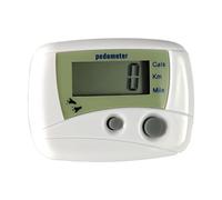 Contador de pasos - Monitor de movimiento compacto LCD digital, podómetro para caminar kilómetros de distancia, mini bolsillo de 5 x 4 cm + accesorio de clip, construcción ABS resistente al agua, para