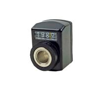 Contador de posición 04 Tipo Modelo Acero inoxidable Plástico Indicador digital Contador azul gris color blanco(14mm bore,BLACK_E- ANTI CLOCKWISE_5.0)