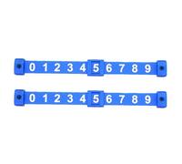 Contador De Puntuación De Futbolín - 2PCS | Mini Marcador De Puntuación De Hockey, Indicador De 10 Números para Mesas Estándar, Rastreador De Objetivos, Dispositivo De Registro De Puntos De,