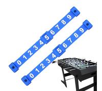 Contador de puntuación de futbolín, fácil instalación, 18x2x1,1 cm, Marcador de puntuación de Mesa, minijuego, Ajuste Seguro, para Mesa de futbolín, Sala, fútbol estándar, tejo, Marcador, Deportes