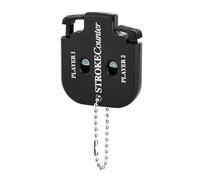 Contador de Puntuación de Golf Marcador Mecánico para 2 Jugadores con Textura Antideslizante Pantalla de Alto Contraste Mini Clicker de Plástico para Bolsa de Golf Jugadores Al Aire 5x5,5x1