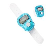 Contador de recuento digital - Contador de recuento digital | Clicker Manual con pantalla LCD, Rastreadores de Puntuación Decimal, Anillo de Grabador de Pantalla Reintable para LAP, Línea