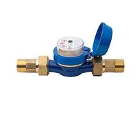 Contador de riego Hunter para programadores Hydrawise. Rosca macho 1 1/2". Incluye emisor de pulsos 1 litro. DN 40mm. Contador de agua que permite conocer lecturas del consumo de agua.