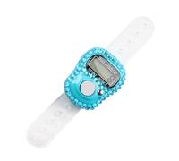 Contador de tallas de dedo - Número de 5 dígitos Cuenta Clicker | LCD Digital Ring con reinicio manual | Recordadora electrónica de vuelta para eventos de pista, cuentas de oración, representa