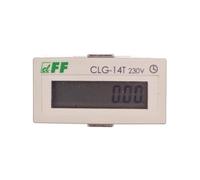 Contador de tiempo de trabajo 110-230 V CA/CC 8 caracteres matriz digital 48 x 24 mm CLG-14T f&f 5908312592525