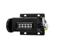 Contador de tracción D67-F de 5/6 dígitos for máquina herramienta de punzón mecánico, contador manual de RPM industrial Herramientas de medición(D67-F metal)