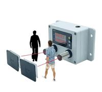 Contador de Tráfico Inductivo, Contador Digital Bidireccional con Función de Reinicio, Conteo 0-999999, Contador de Flujo de Clientes con Pantalla de Doble Filas, Distancia de Detección 10M