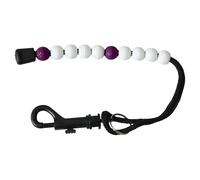 Contador de trazos: cuentas de conteo, dispositivo de conteo colgante profesional de 34 cm, rastreador de puntos de polímero duradero, registro de registro de diapositivas fácil; Mosquetón resistente,