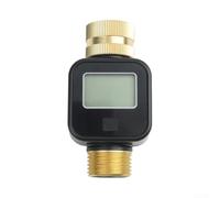 Contador de uso de agua de 3/4 pulgadas de latón para accesorios bsp de 3/4 | Seguimiento de alta capacidad de hasta 99999L, pantalla LCD clara, ahorro de energía en modo de suspensión
