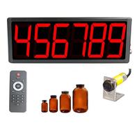 Contador Digital con Control Remoto, Pantalla de 6 dígitos, Sensor infrarrojo, para almacenes, logística, supermercados