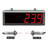 Contador Digital con Sensor láser y Pantalla de 6 dígitos, con Distancia de inducción Ajustable para un conteo preciso en Cintas transportadoras y líneas de producción.