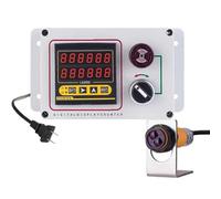 Contador Digital, Contador De Línea De Producción, Conteo Hasta 999999, Pantalla LED De Doble Fila, Distancia Del Sensor: 30 Cm/50 Cm/70 Cm, Apto For Fábricas, Talleres Y Cintas(70cm)