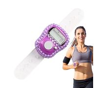 Contador Digital De Dedos Con Pantalla LCD - Contador Electrónico De Dedos | Contador Manual | Anillo Contador De Vueltas De Crochet | Anillo De Registro De Números Con Pantalla LCD Reiniciable Para V