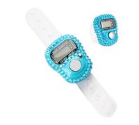 Contador Digital De Dedos Con Pantalla LCD - Contador Electrónico De Dedos | Contador Manual | Anillo Contador De Vueltas De Crochet | Anillo De Registro De Números Con Pantalla LCD Reiniciable Para V