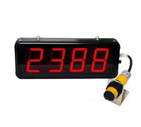Contador digital de inducción infrarroja, pantalla de 4 bits, cuenta hasta 9999, ideal para cintas transportadoras, fábricas y entornos educativos