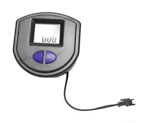 Contador digital de máquina de remo - Temporizador de pantalla LCD para equipo de fitness que muestra el tiempo y las repeticiones - Monitor azul portátil para uso doméstico escalera, 80 x 80 mm