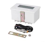 Contador digital electrónico con interruptor de sensor magnético, interruptor de control industrial de 5/6 dígitos para punzonadoras, batería AA de 1.5 V (contador de 5 bits+inductor de metal+