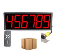 Contador digital infrarrojo con memoria de apagado, cuenta hasta 99999, rango de sensor de 70 cm para líneas de producción industriales