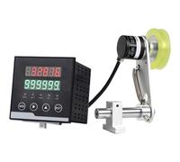 Contador digital infrarrojo LED para cinta transportadora, pantalla de 4 dígitos, conteo de hasta 9999, rango de detección de 766 cm, ideal para entornos industriales y educativos.