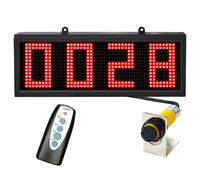 Contador digital LED con sensor infrarrojo, inducción de 70 cm, memoria de potencia y sensibilidad ajustable para conteo al aire libre