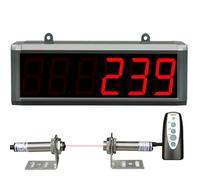 Contador digital LED con sensor infrarrojo, pantalla de alta capacidad para aplicaciones de conteo industrial