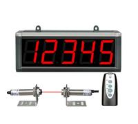 Contador digital LED con sensor infrarrojo, pantalla de alta capacidad para aplicaciones de conteo industrial