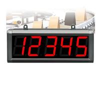 Contador digital LED, pantalla de 5 dígitos, memoria de apagado, cuenta hasta 99999, sensor infrarrojo de 0 a 5 m para fábrica de cintas transportadoras