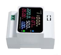 Contador Eléctrico 3F ABS Monitor Potencia Real(200-450V Wifi) | WiFi o no WiFi, mide voltaje corriente potencia, factor potencia, pantalla digital clara, carril din