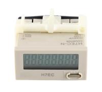 Contador Electrico H7EC-N Sin Voltaje de Entrada LED Medidor de Contador Digital Contador Eléctrico Digital Pantalla LCD de 8 dígitos 0-99999999 Rango de Conteo Totalizador Digital Con Soporte