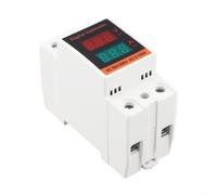 Contador Eléctrico Monofásico PC Ignífugo 0-100A | pantalla LCD, medición AC 50-500V, monitor consumo energético, instalación rápida, uso residencial