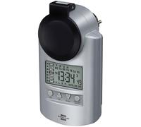 Contador Eléctrico Semanal Brennenstuhl Primera-Line DT IP 44 Plata