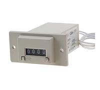 Contador electromagnético de 4 dígitos CSK4 YKW Contador de pulsos de alta velocidad AC para conteo preciso de pulsos eléctricos en maquinaria textil, minería, industrias de (CA 220 V.)