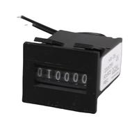 Contador Electromagnético de ABS 6 Dígitos Electronic Totalizer HX-06, Instalación de Snapin, For and Food Industry (12V) (24V)