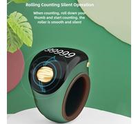 Contador electrónico de dedo, contador de ,de clicker de contador de dedo de 5 dígitos con pantalla electrónica - Herramienta de conteo de cuentas de oraciones, herramienta de conteo manual para golf,