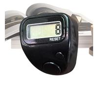 Contador electrónico de dedos, ajuste cómodo, multifuncional, de contador electrónico LCD, para tejer ganchillo, pesca, camping, senderismo, oficina, biblioteca, golf, deportes, entrenamiento