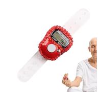 Contador electrónico de Dedos: clicker Manual con Pantalla LCD reiniciable, de conteo Digital portátil para rastrear números, Contar Rondas, Tejer, Tejer