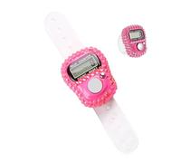 Contador electrónico de Dedos: clicker Manual con Pantalla LCD reiniciable, de conteo Digital portátil para rastrear números, Contar Rondas, Tejer, Tejer