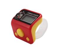 Contador electrónico de dedos con brújula reajustable LCD de 5 dígitos, contador electrónico, contador de mano, contador de dedos digital, puntuación de clic, puntada de dedo, puntuación de mano