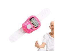 Contador electrónico de Dedos - Contador de clics Manual, Pantalla LCD reiniciable, de grabación Digital | Dispositivo de números para Tours, Entrenamiento de Punto, Ejercicio