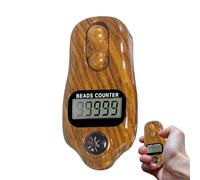 Contador electrónico de dedos | Contador de dedos de mano ajustable | Dispositivo de conteo de clicker eléctrico de mano para hombres y mujeres, oración, del estrés, deportes, yoga