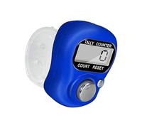 Contador electrónico de dedos - Poliestireno de silicona 10 x 3 cm | Clicker digital LCD reajustable | Contador de dedos pequeño para inventario de golf, herramienta de conteo deportivo para el hogar